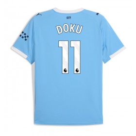 Manchester City Jeremy Doku #11 Hjemme skjorte 2025-26 Kortermet